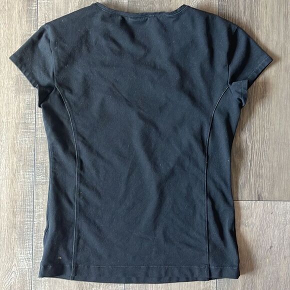 Addidas Black Top Shirt Large - Picture 2 of 4